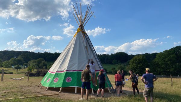 Ein neues Tipi für unseren Kindergarten – Ein Dankeschön an unsere HelferInnen! | 15